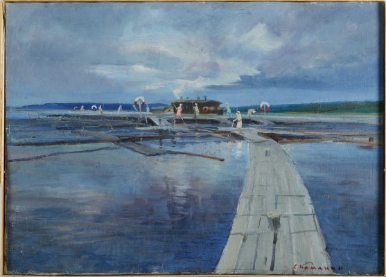 Каманин Сергей Михайлович. На плотах
